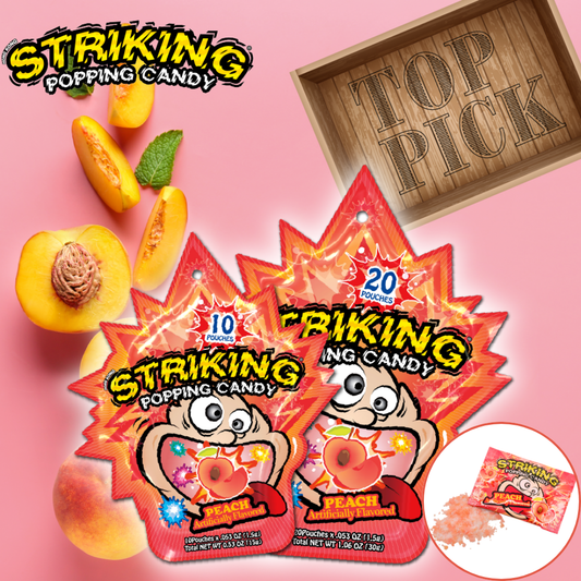 Striking Popping Candy 30g - Peach
