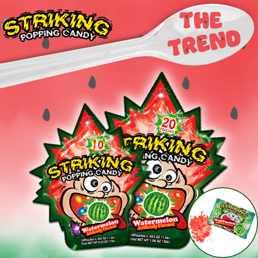 Striking Popping Candy 30g - Watermelon