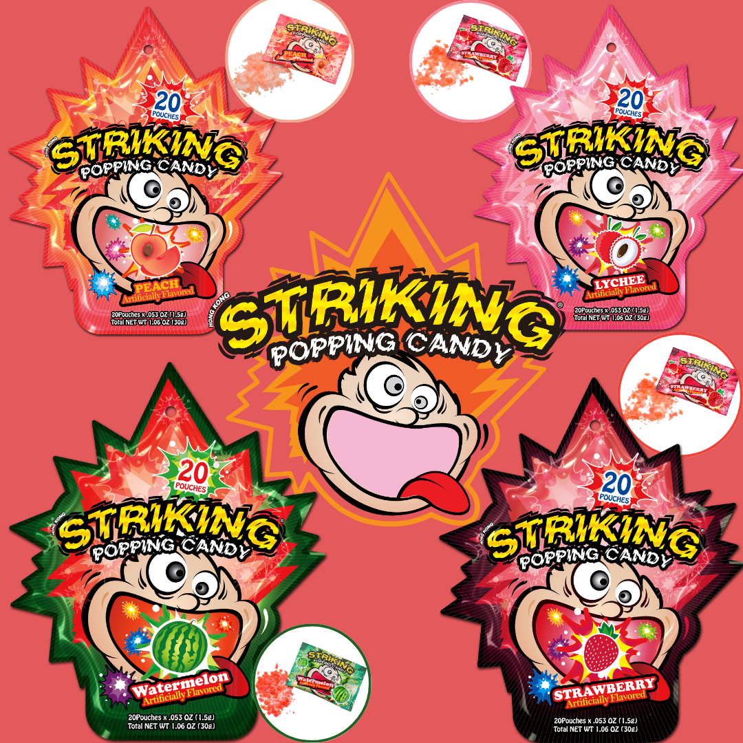Striking Popping Candy - Fruity Pack