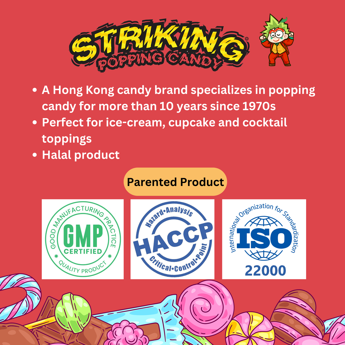 Striking Popping Candy 30g - Cola